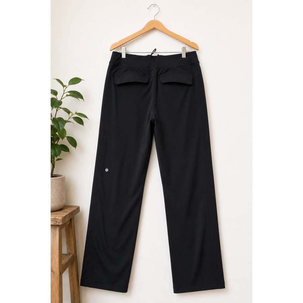 Lululemon Athletica Men's Black Straight Leg Athletic Pants Medium 34 Inseam